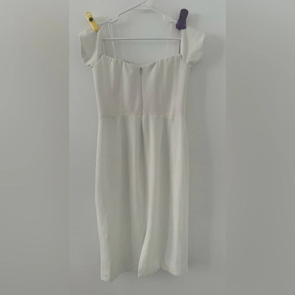 Dress the Population Bailey Off The Shoulder Sweetheart Bodycon Midi Dress Large - Picture 2 of 12